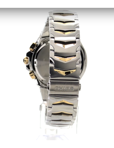 reloj cronógrafo hombre Seiko Coutura SRWZ26 45.6mm cristal de zafiro 100m WR correa de acero